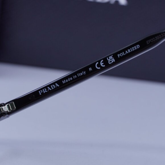 Prada PRB54S 1AB5Z1 Rectangle Sunglasses – Black - Picture 8 of 10